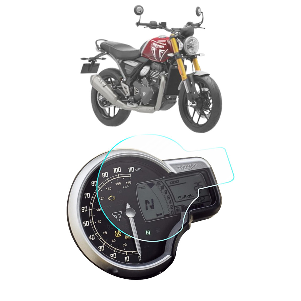 Película Protetora Painel Moto Speed 400 Scrambler 400 2024 2025