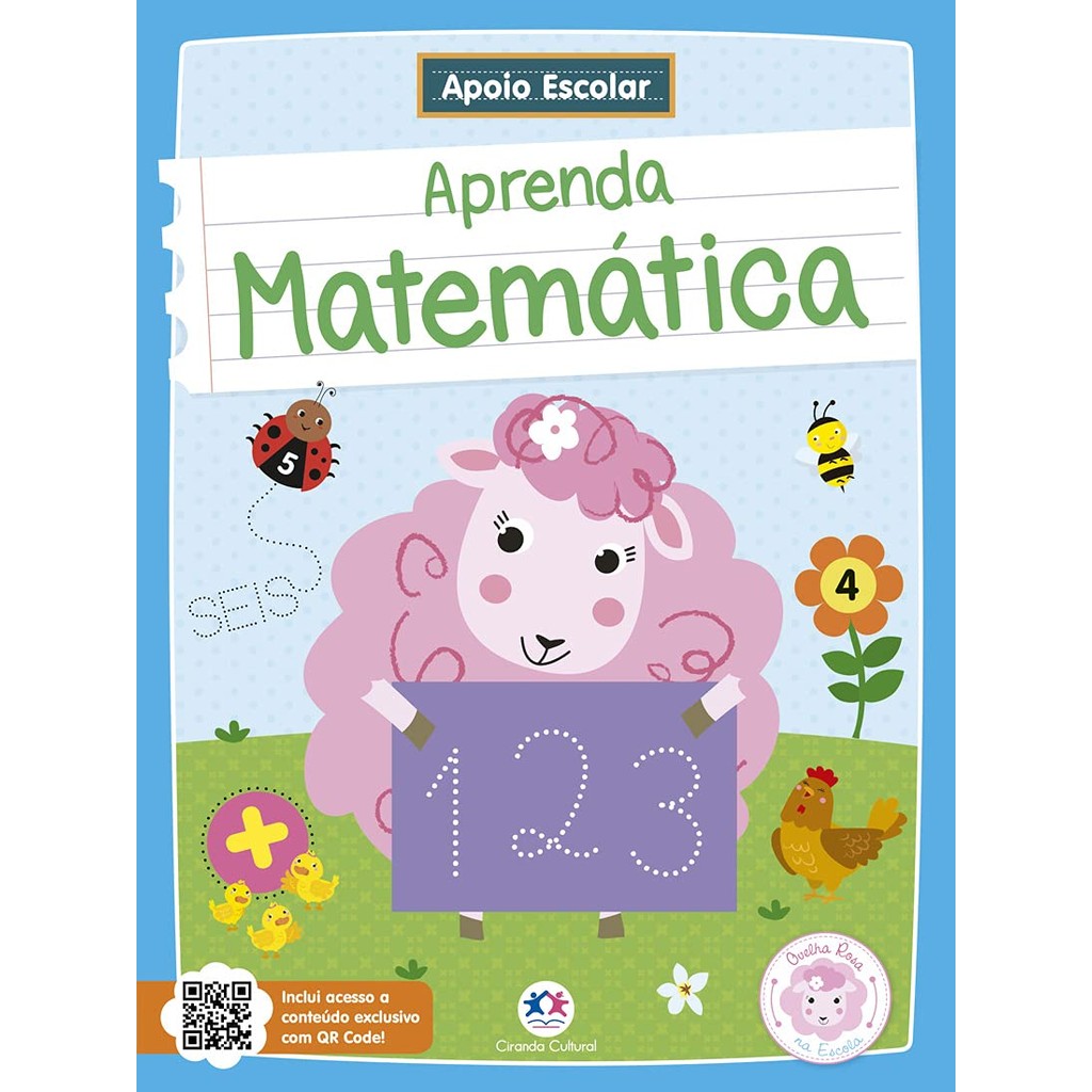 Apoio Escolar | Aprenda Matemática: Ovelha Rosa na Escola em Oferta na Shopee