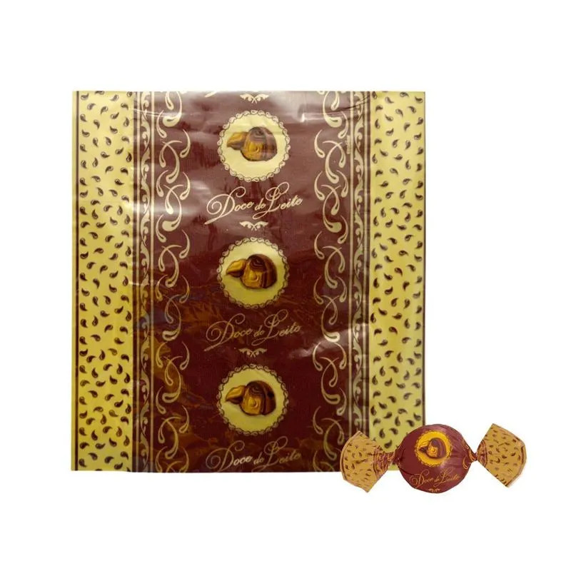 Embalagem Trufa 14,5x15,5cm Sabor Doce de Leite 100 Unidades - Cromus