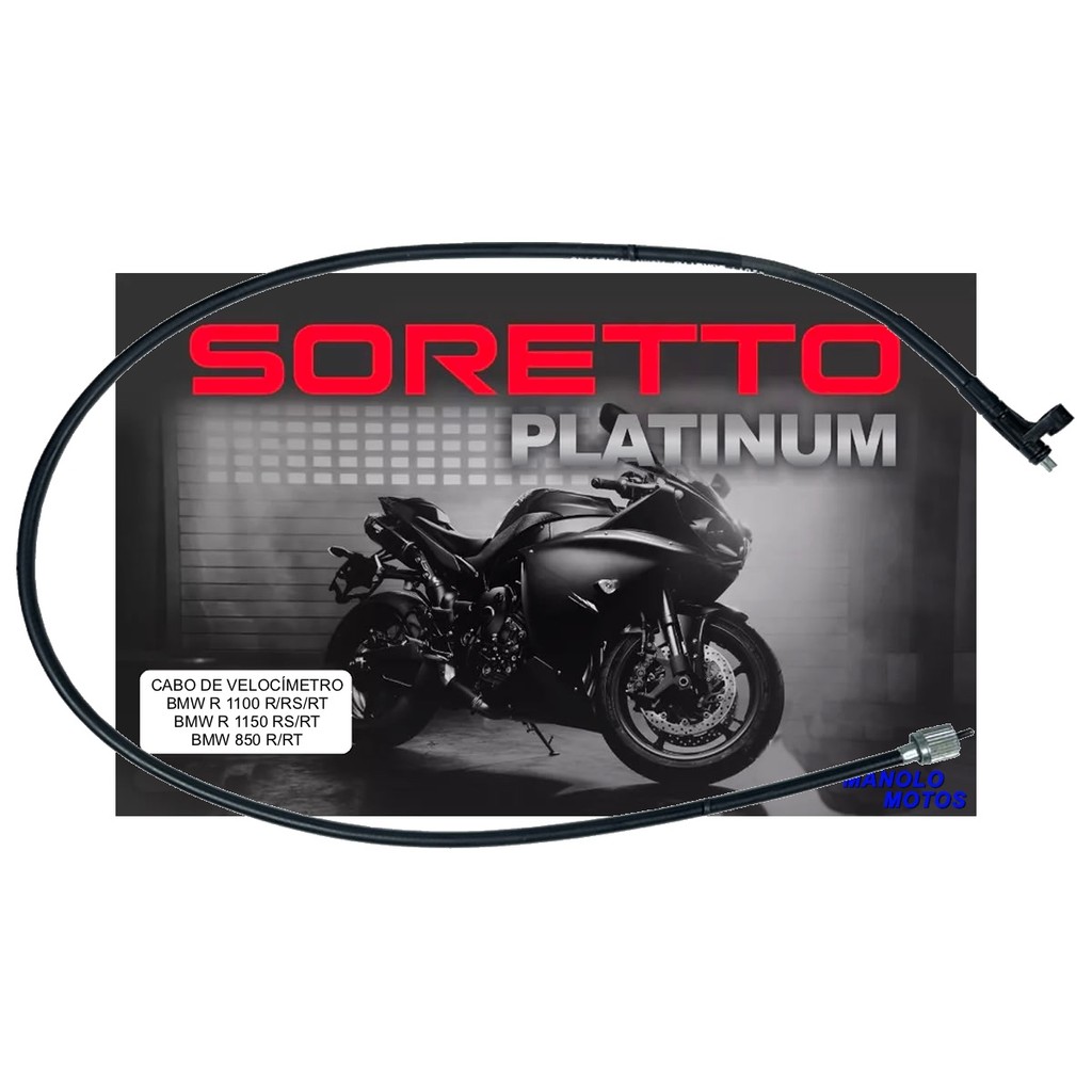 Cabo Soretto Platinum velocímetro R 1100 R/RS/RT / R 1150 RS/RT / R 850 R/RT