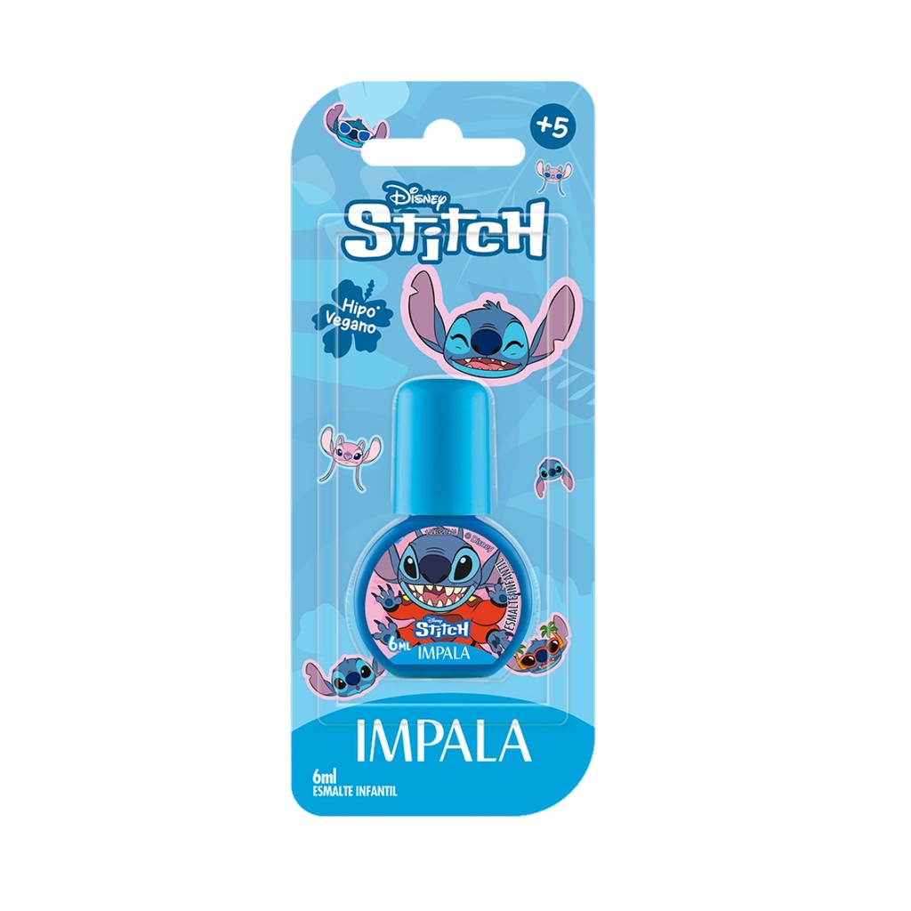 Esmalte Impala Kids Stitch Experiência 626 Angel Unha Disney em Oferta na Shopee