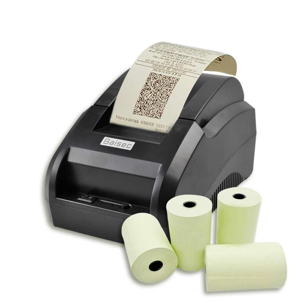 Impressora Térmica 58mm Restaurante Mercado Comércio Recibo Não Fiscal Portátil Diver USB
