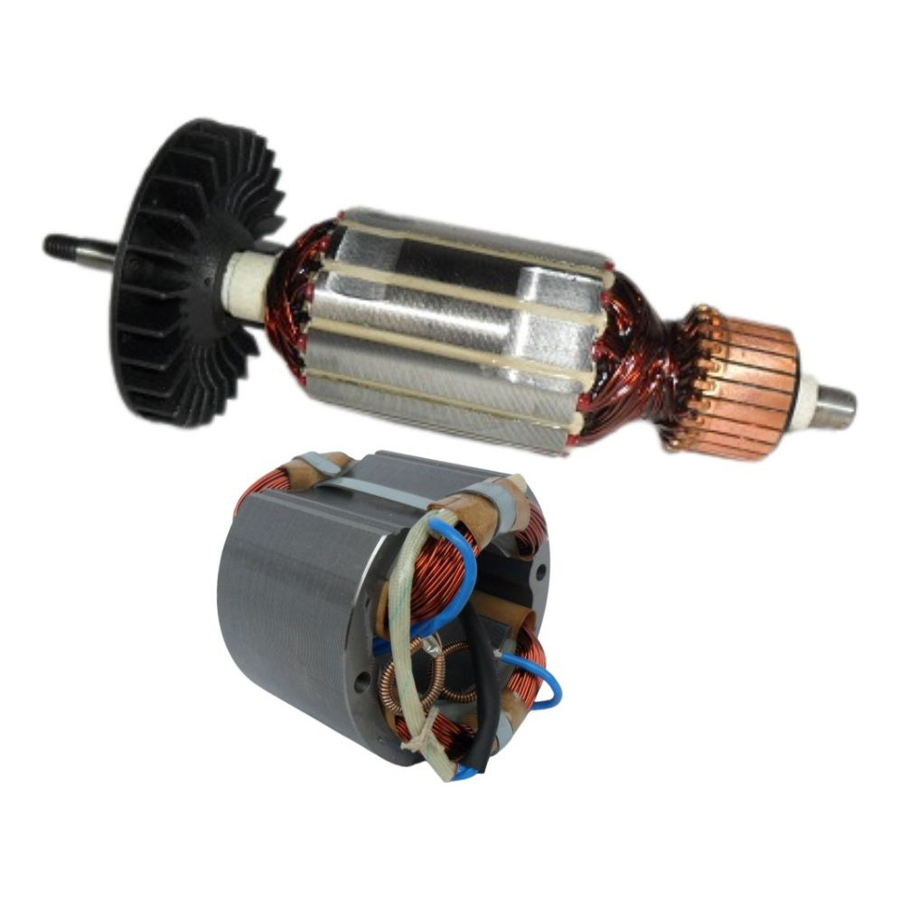 Serra Marmore Makita Maktec 4100NH3 MT410 Induzido Rotor Bobina Estator 110V MCC400 MCC401
