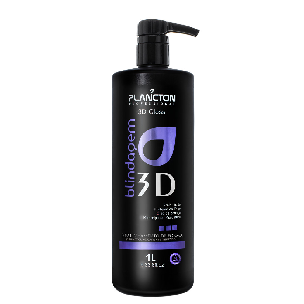 Escova Progressiva 3D Blindagem Plancton - Gloss 1L