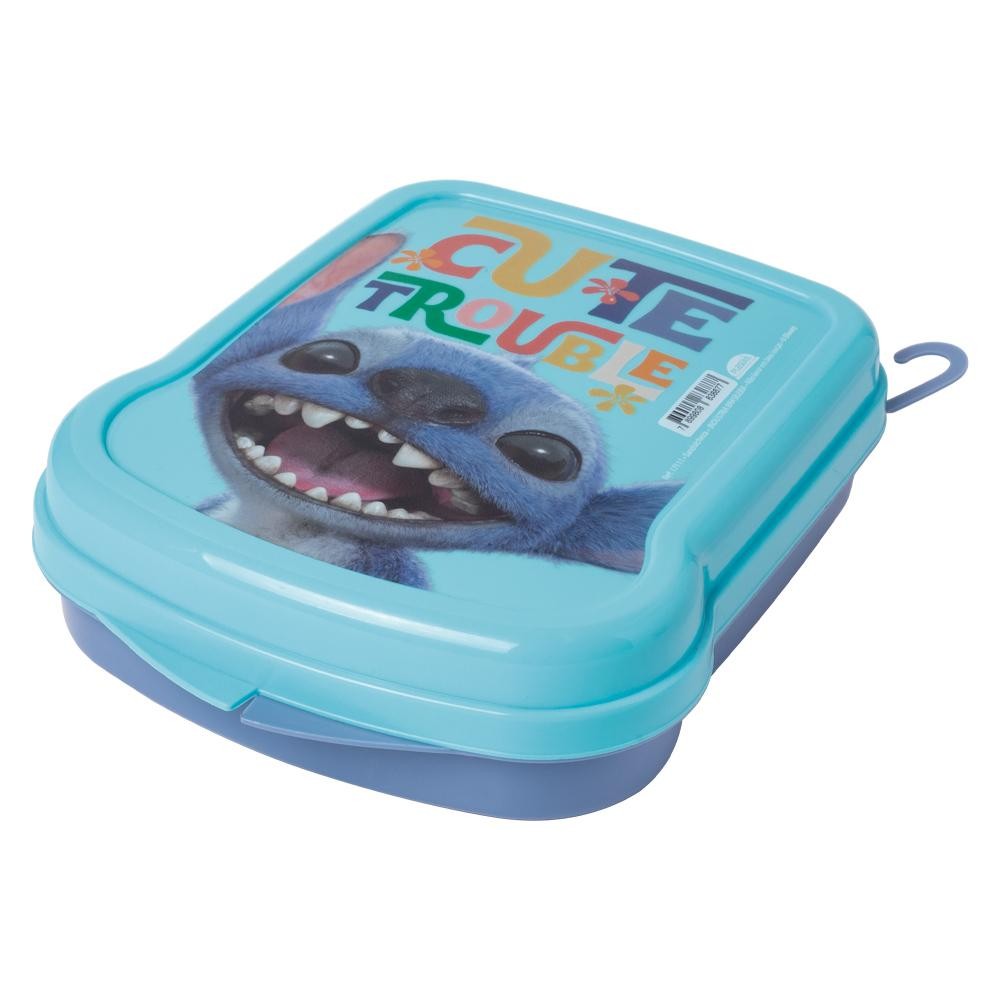 Sanduicheira Stitch Ohana Disney Lancheira Passeio Plasútil