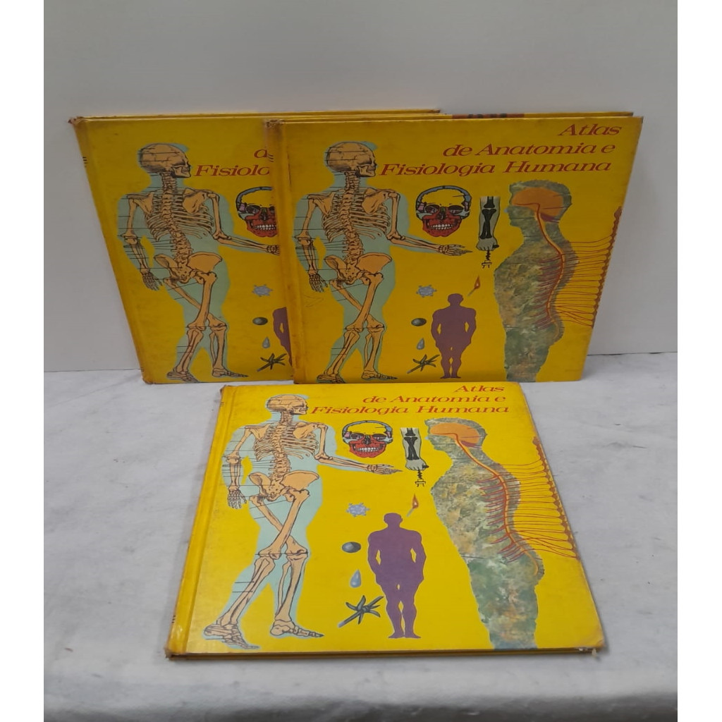 Kit 3 Vol. - Atlas de anatomia e fisiologia humana (1, 2 e 3) autor alcyr j. matthiesen