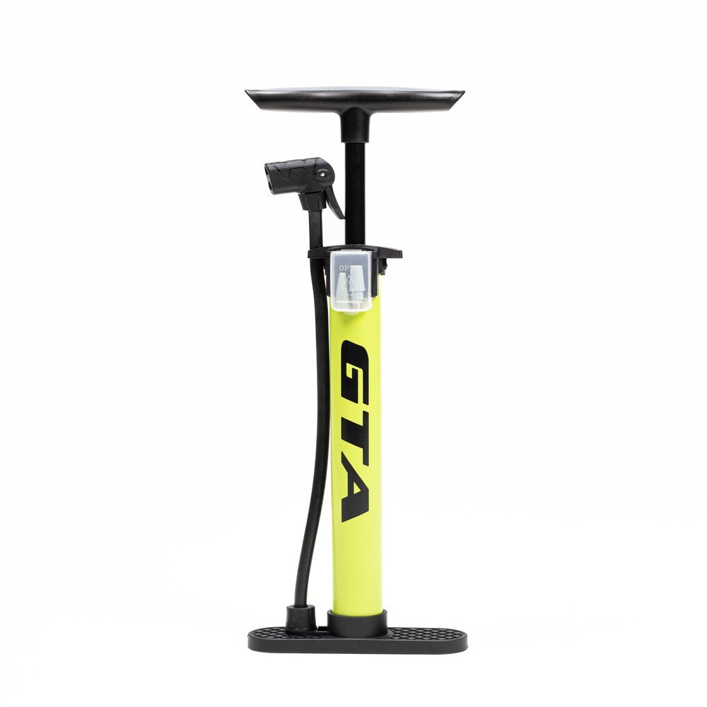 Bomba de pé em aço gta 120 psi para Bola Bike Carro Motor Mangueira válvula americana/presta/dunlop