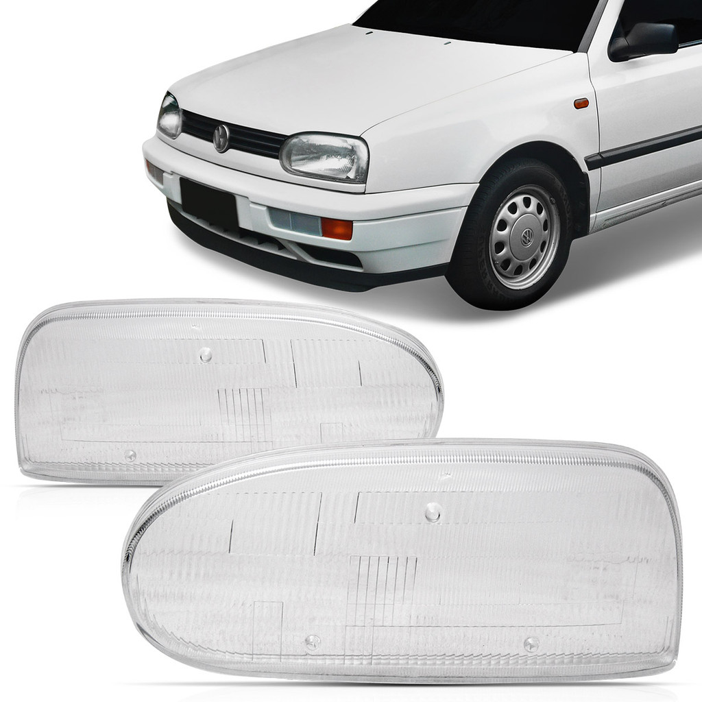 Lente Farol Golf Glx Gti 1995 1996 1997 1998 Foco Duplo Mexicano em Oferta na Shopee