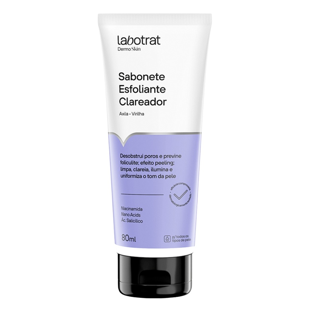 Sabonete Esfoliante Clareador Virilha Axila Labotrat 80ml - Beauty