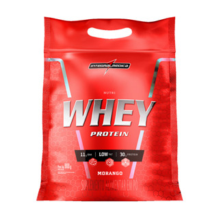 Nutri Whey Pouch Morango 900g - Integralmédica em Oferta na Shopee