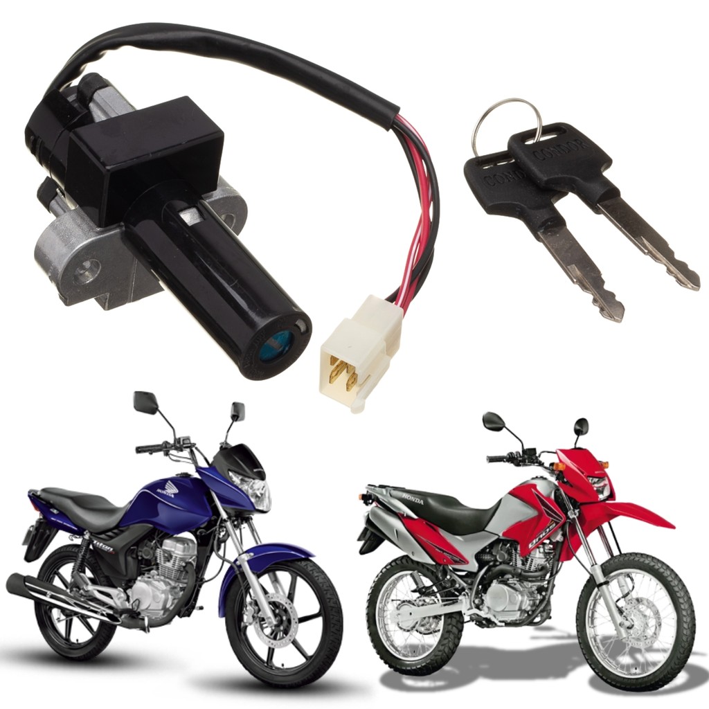 Chave Ignição Miolo Contato Honda Cg 150 Fan Titan Cargo Bros 150 2009 2010 2011 2012 2013 2014 2015