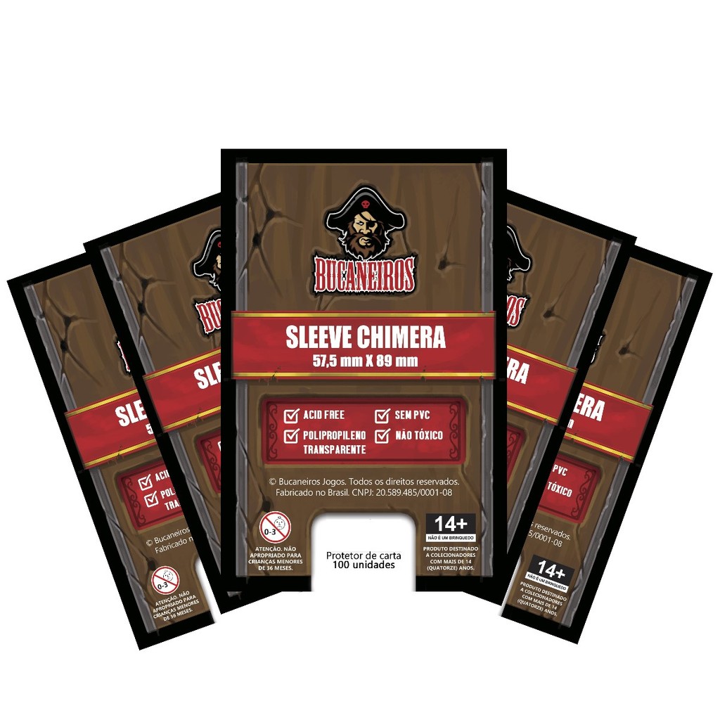 Sleeves Shields Chimera 57,5 X 89mm Board Game 500 Unidades