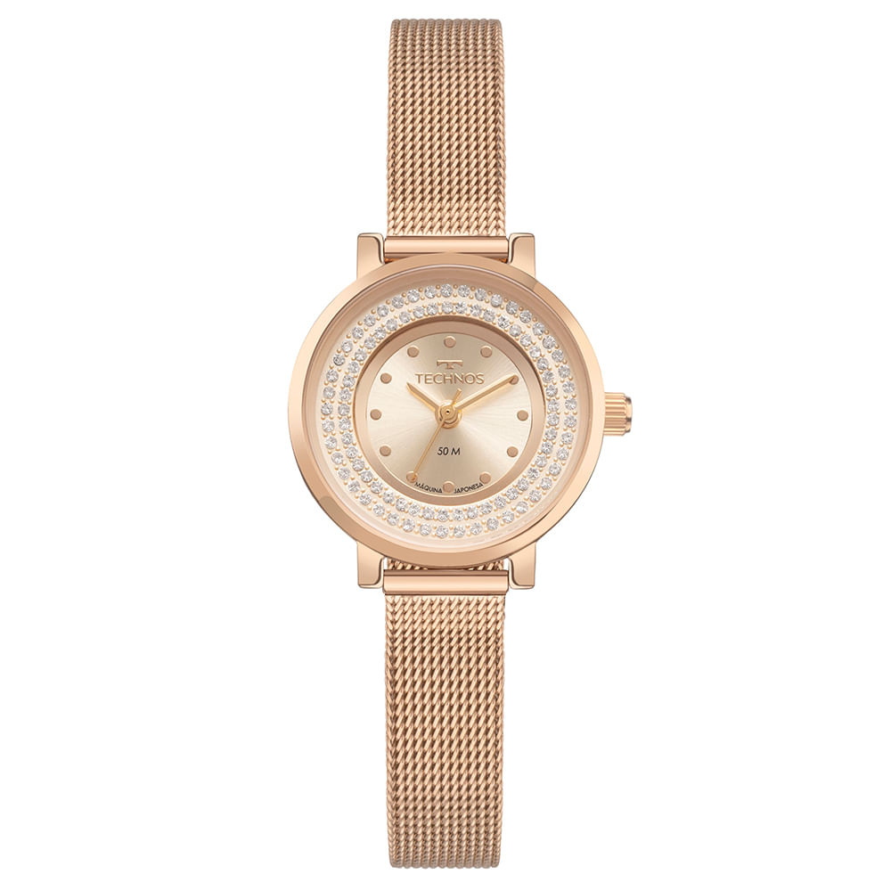 Relógio Technos Feminino Mini Rosé - 2035NAE/1J em Oferta na Shopee