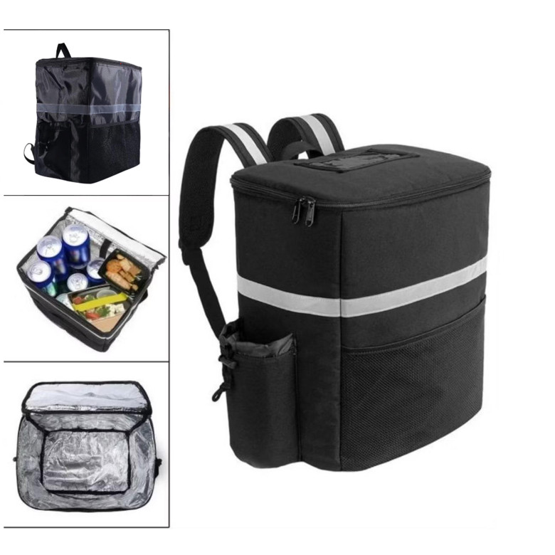 Bolsa Térmica Grande Mochila Motoboy Resistente - Envio 24hrs! em Oferta na Shopee