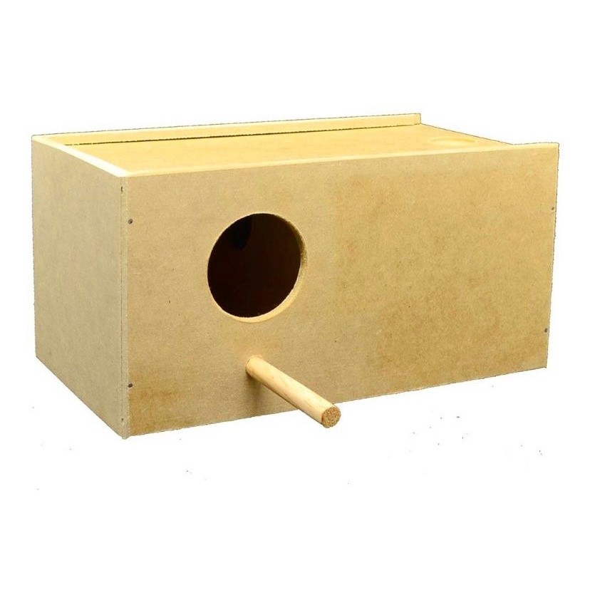 Ninho De Madeira P/ Pássaros Aves Calopsita Gaiola Criadeira em Oferta na Shopee