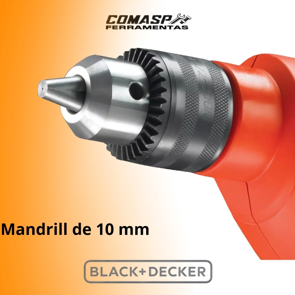 Furadeira De Impacto 3/8 560w Tm500 Black Decker 127V · foto 2