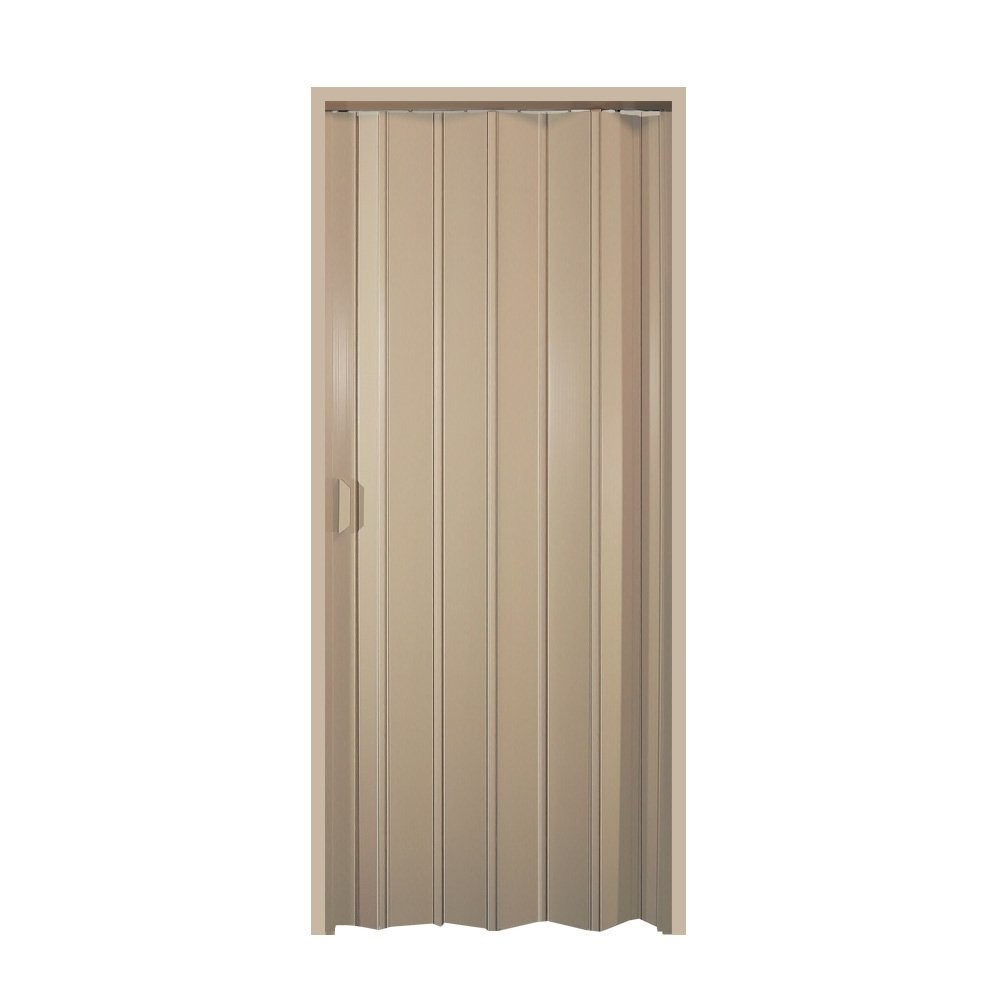 Porta Sanfonada PVC Multilit 0,96m x 2,10m Bege em Oferta na Shopee