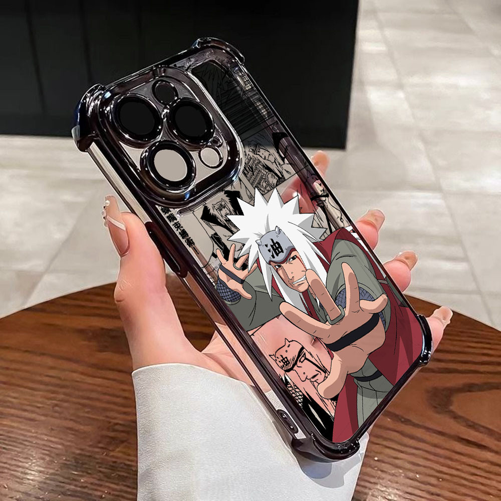 Anime NARUTO Jiraiya Comic Invólucro Para Xiaomi Mi 15 Ultra 14 14T 13 Poco F4 F5 X3 NFC X5 X6 X7 Pro 4G 5G Capa De Tele