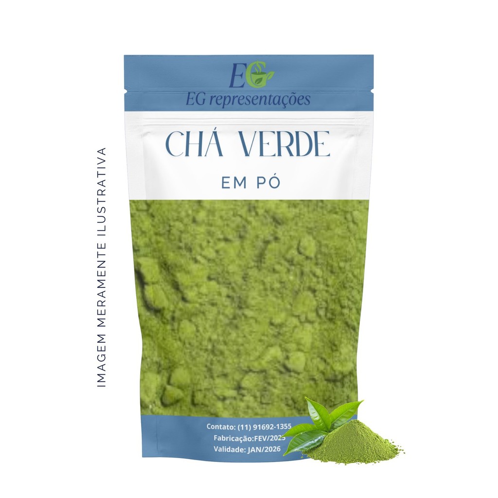 Chá Verde Premium em Pó MaxLife