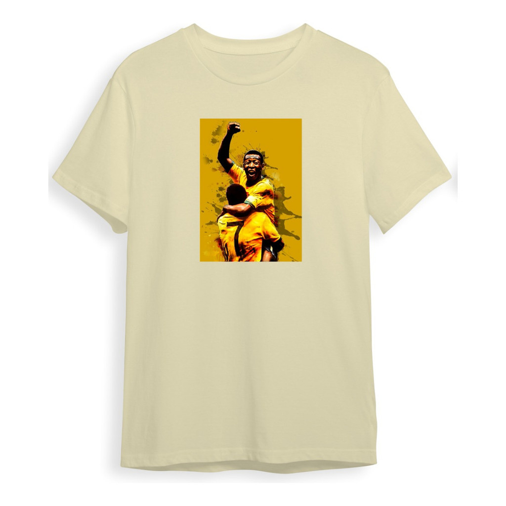 Camiseta Pelé Rei Do Futebol Copa De 70 Brasil Seleção Malha