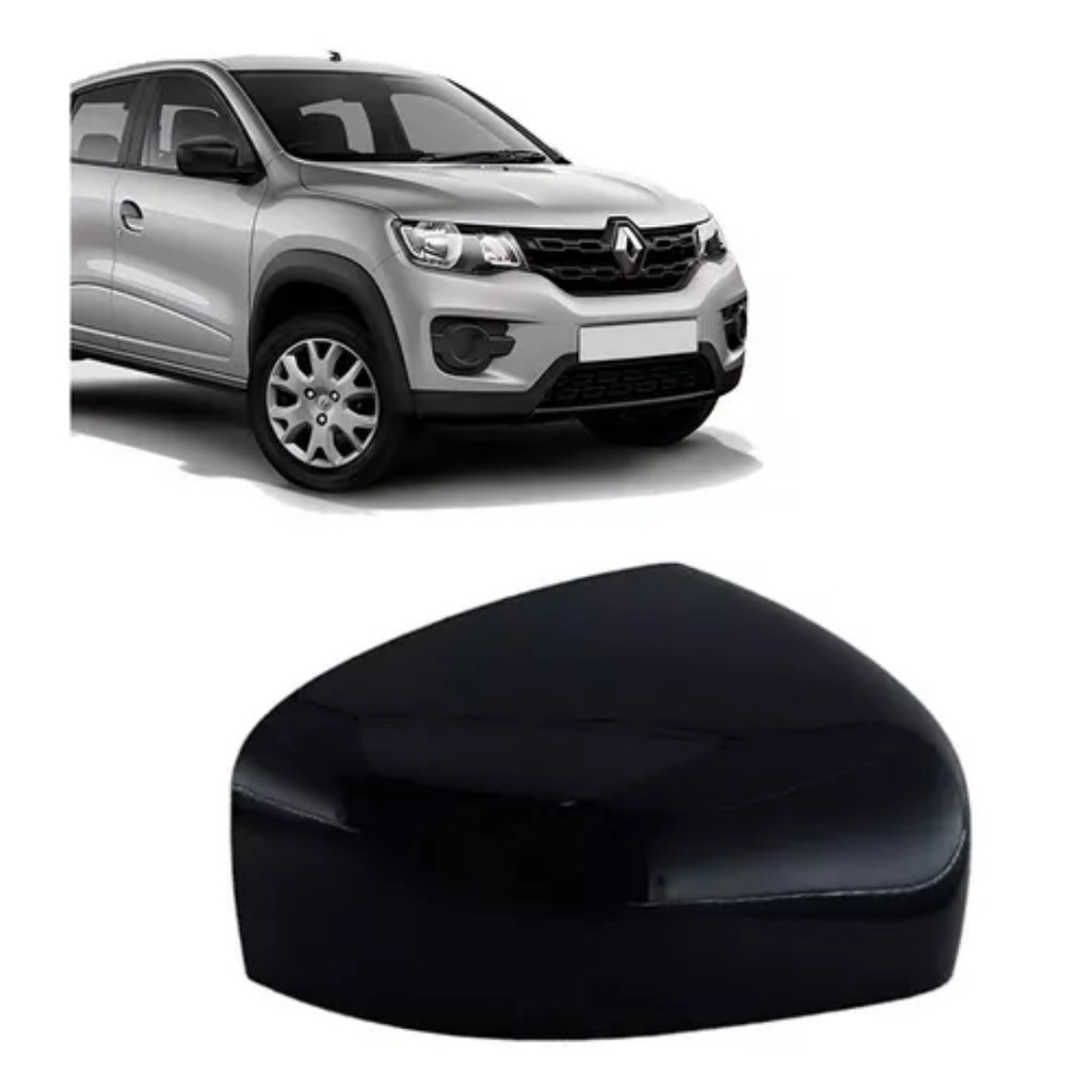 Capa Retrovisor Kwid 2017 a 2023 S/Pisca Black Piano LD