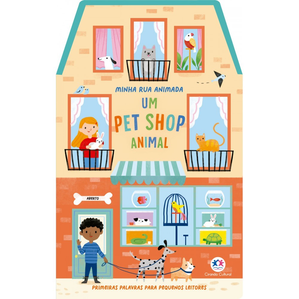 Livro Cartonado Um pet shop animal