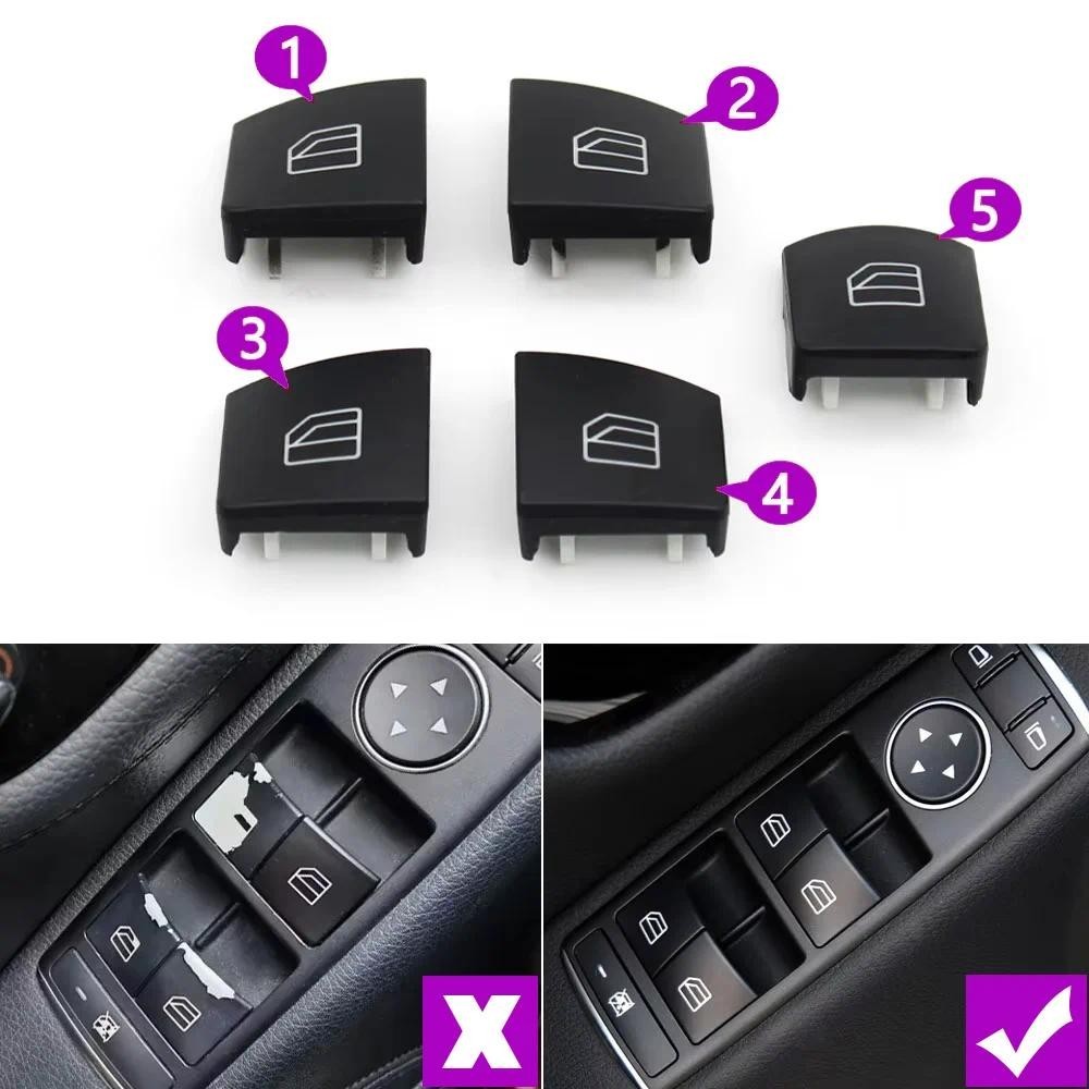 Peças Do Carro Interruptor Da Janela Elétrica Botão Capa Para Mercedes Benz Abce GLK GLA Classe W176 W246 W204 W212 W207