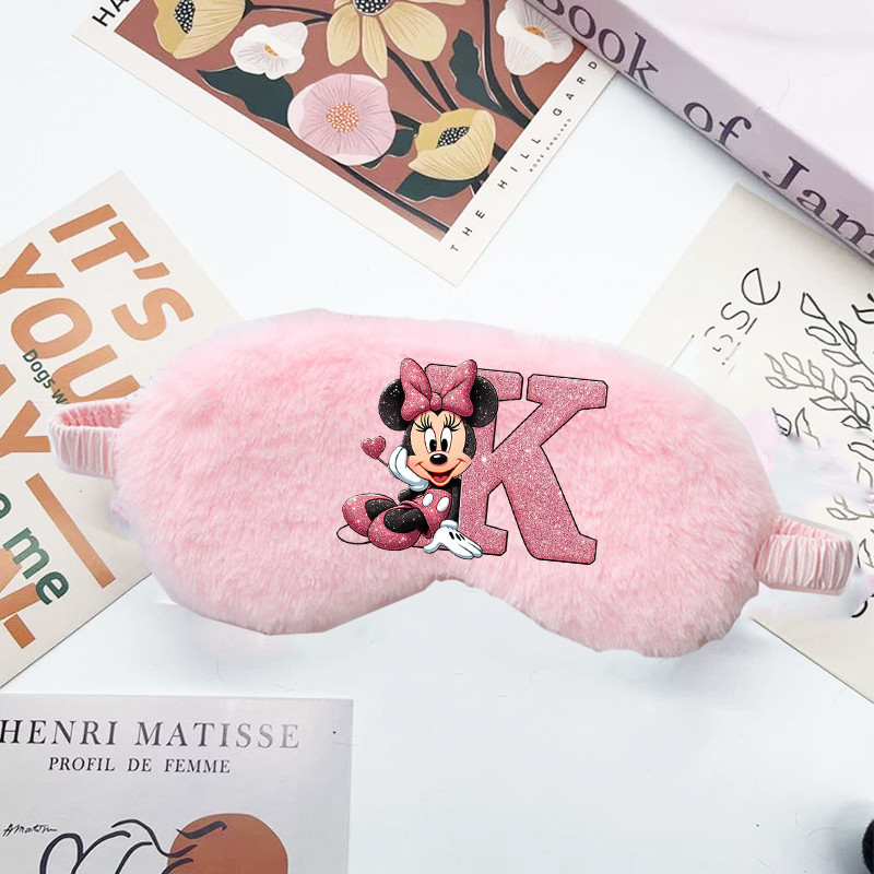 Minnie Mouse Dormir Máscaras De Olho Anime Impresso Carta Venda Cobre Tapa-Viagem Olhos Relaxar Máscara Sombra em Oferta na Shopee
