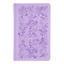 Bíblia Sagrada ACF | Slim | Couro Soft | Capa Dura | Lavanda Jardim