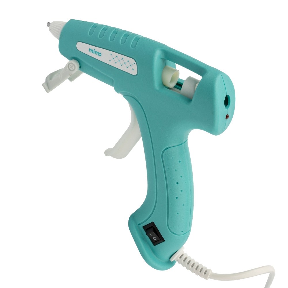 Pistola de Cola Quente 20w Profissional Mimo Bivolt 110 e 220v - compatível com bastão refil de cola fina 7,5mm