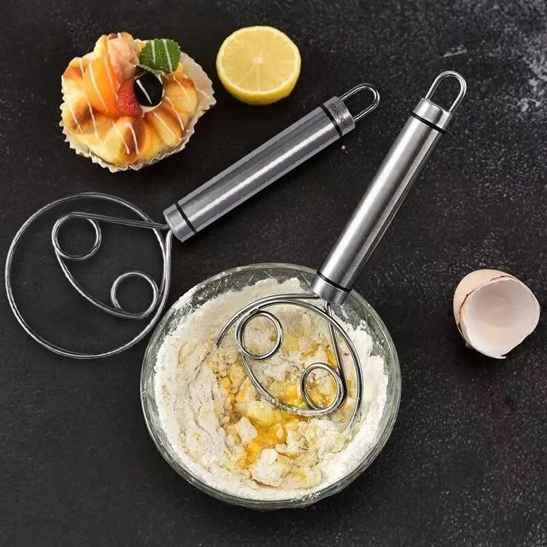 Batedor De Massa De Estilo Holandês De Aço Inoxidável-WL2447