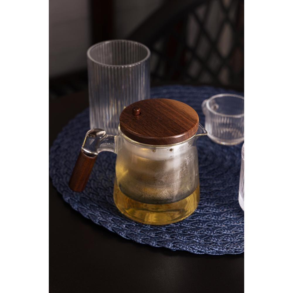 Chaleira Wolff de Vidro Borossilicato com Tampa e Alça 500ml em Oferta na Shopee