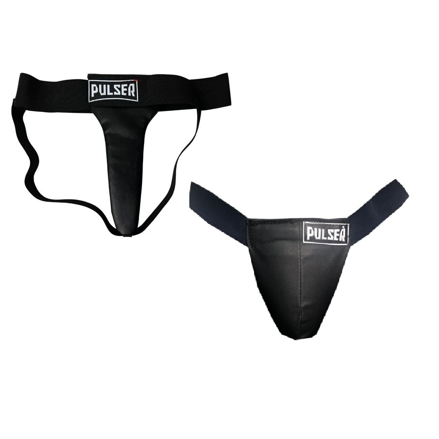 Coquilha PU Protetor Genital Boxe Muay Thai Kickboxing Pulser