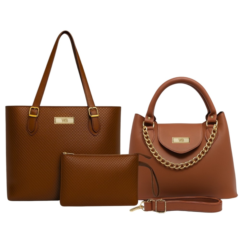 Kit Essencial Com Bolsa Sacola E Tiracolo Ideal Para Todas As Ocasiões