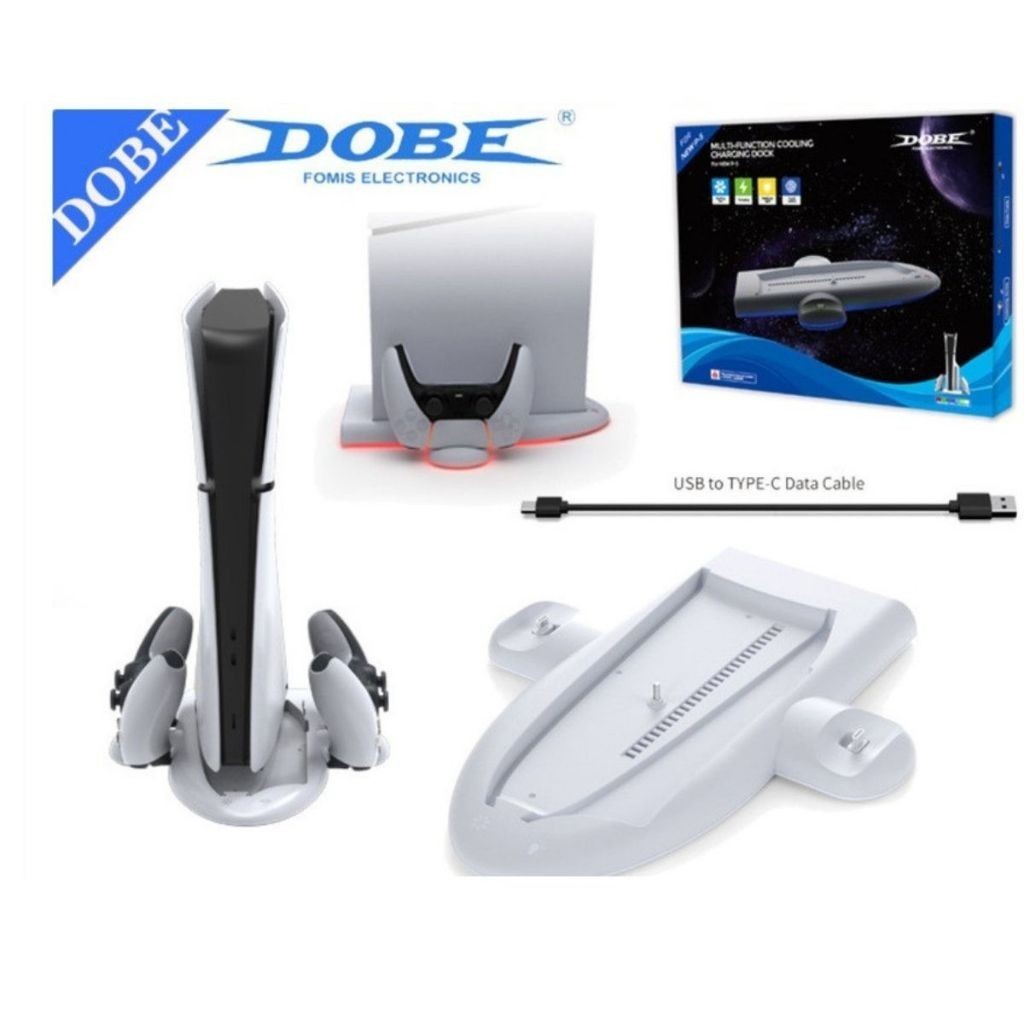 Dock de Carregamento e Resfriamento multifuncional Para novo Console PS5 Slim - TP5-3528