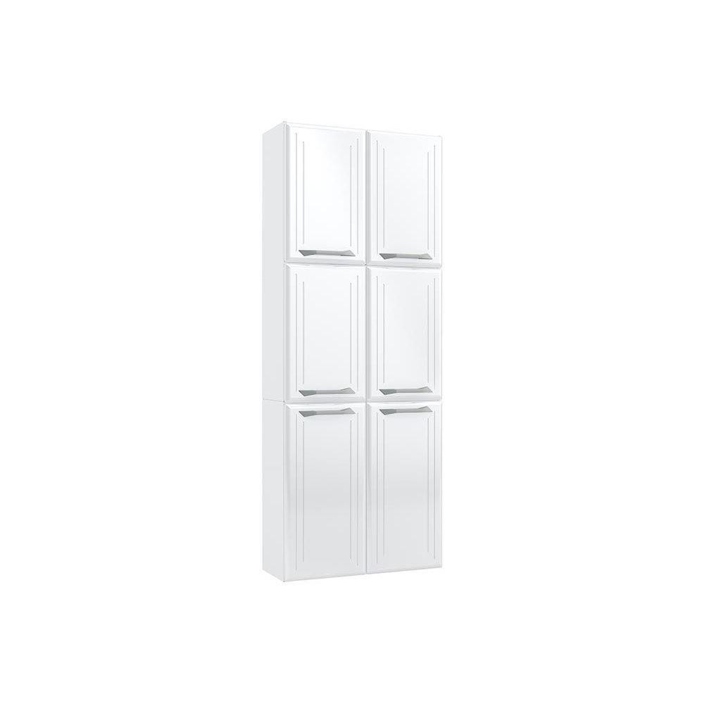 Módulo Cozinha Telasul Topázio Paneleiro c/ 6 Portas 70cm Branco