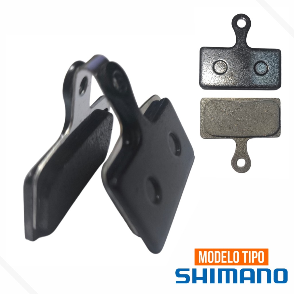 Pastilha Freio Disco Modelo Tipo Shimano Do Deore ao XTR - Absolute c/ Mola Bike Mtb Gts