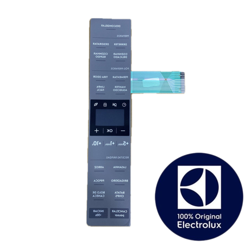 MEMBRANA PAINEL CONTROLE PARA MICROONDAS ELECTROLUX ORIGINAL  - ME36B (127V)