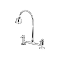 Torneira Misturador Cozinha Mesa Gourmet Flexível Cr. 1/4v.