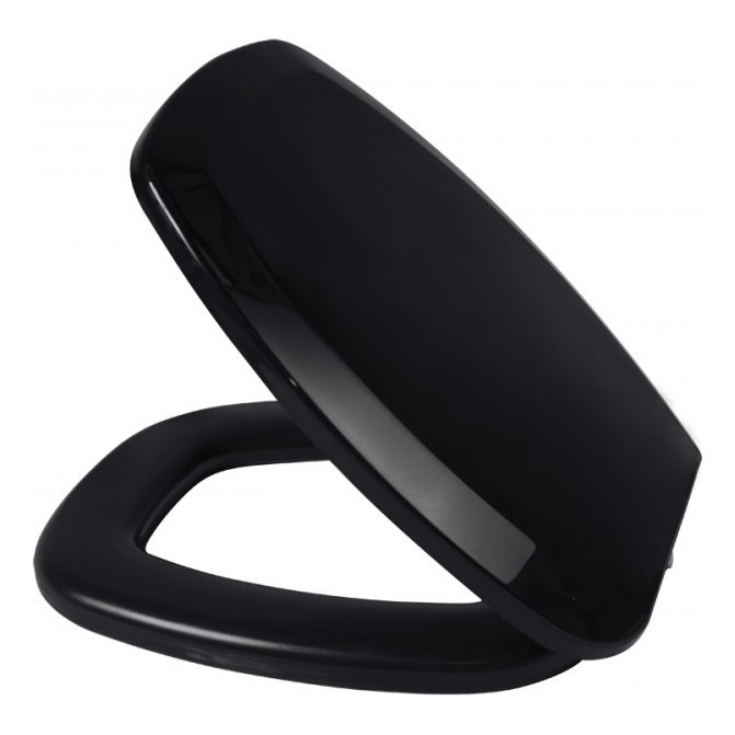 Assento Sanitário Incepa Thema Almofadado Metasul Preto