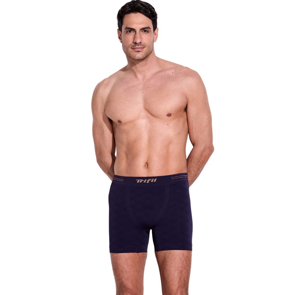Cueca Boxer Box Trifil Sem Costura Cintura Elástica Microfibra