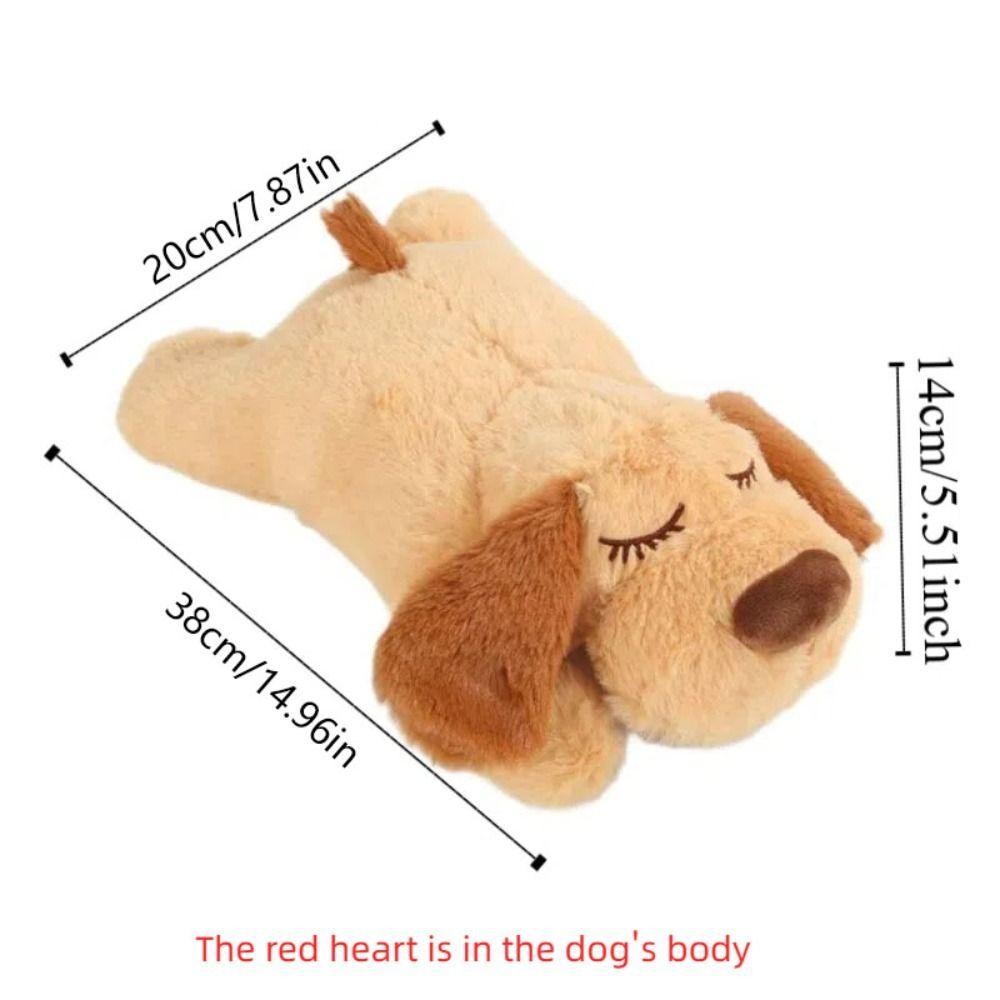 Brinquedo De Batimento Cardíaco De Cachorro , Alívio De Ansiedade , Inquietação Deitado , Boneca De Pelúcia De Treinamen — imagem 2 de 2