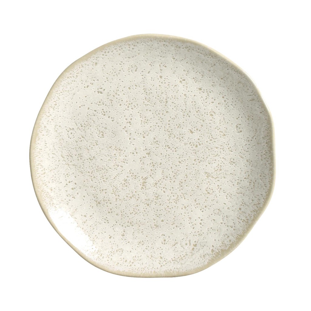 Conjunto com 6 Pratos de Sobremesa Orgânico Vanilla Ø19,5cm