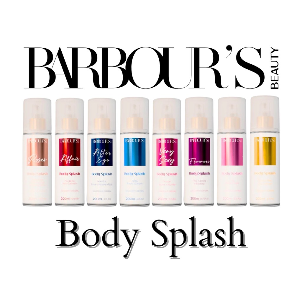 Body Splash Barbours Beauty Diversas Fragrâncias Spray 200ml em Oferta na Shopee