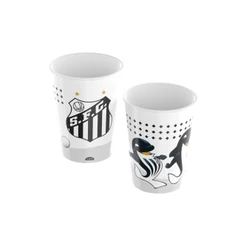 Copo 320 ml Santos Time Futebol Plástico Plasútil