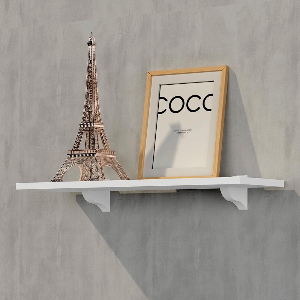 Prateleira Suspensa 60x20 Greta Branco - Móveis Arapongas em Oferta na Shopee