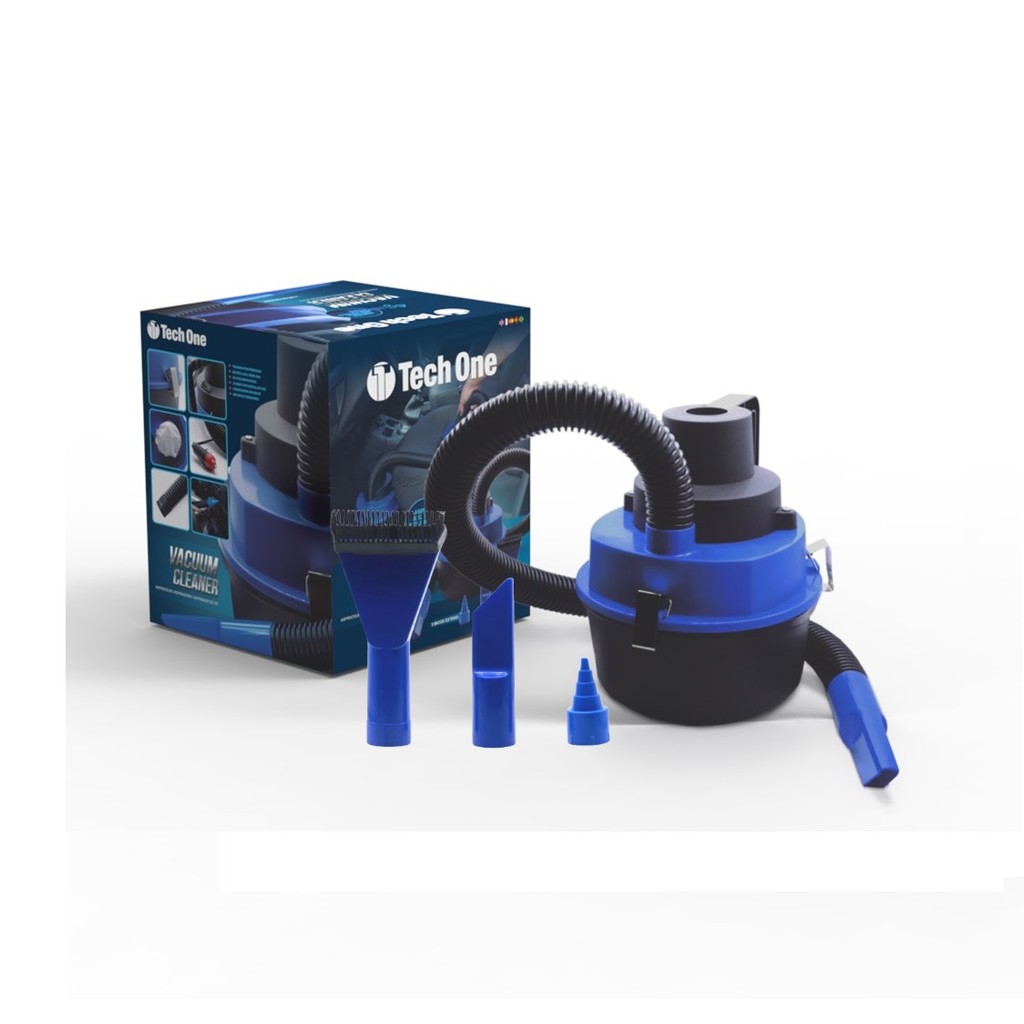 Aspirador De Pó E Líquido 12v Automotivo 12v 90w Tech One