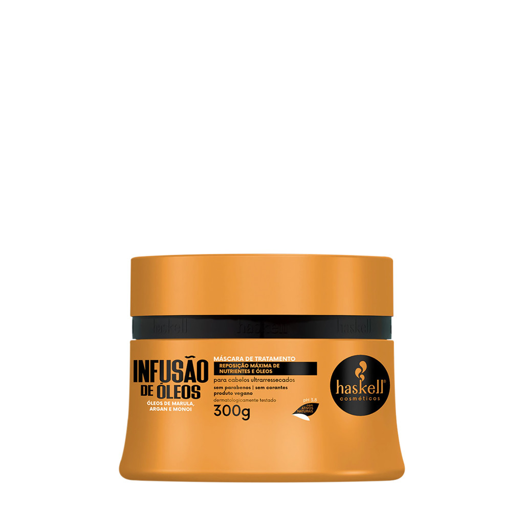 Haskell Infusão de Óleos - Máscara Capilar 300g em Oferta na Shopee