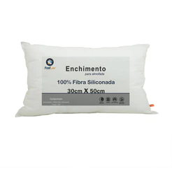 Refil Enchimento Fibra de Silicone Para Almofada 30x50cm