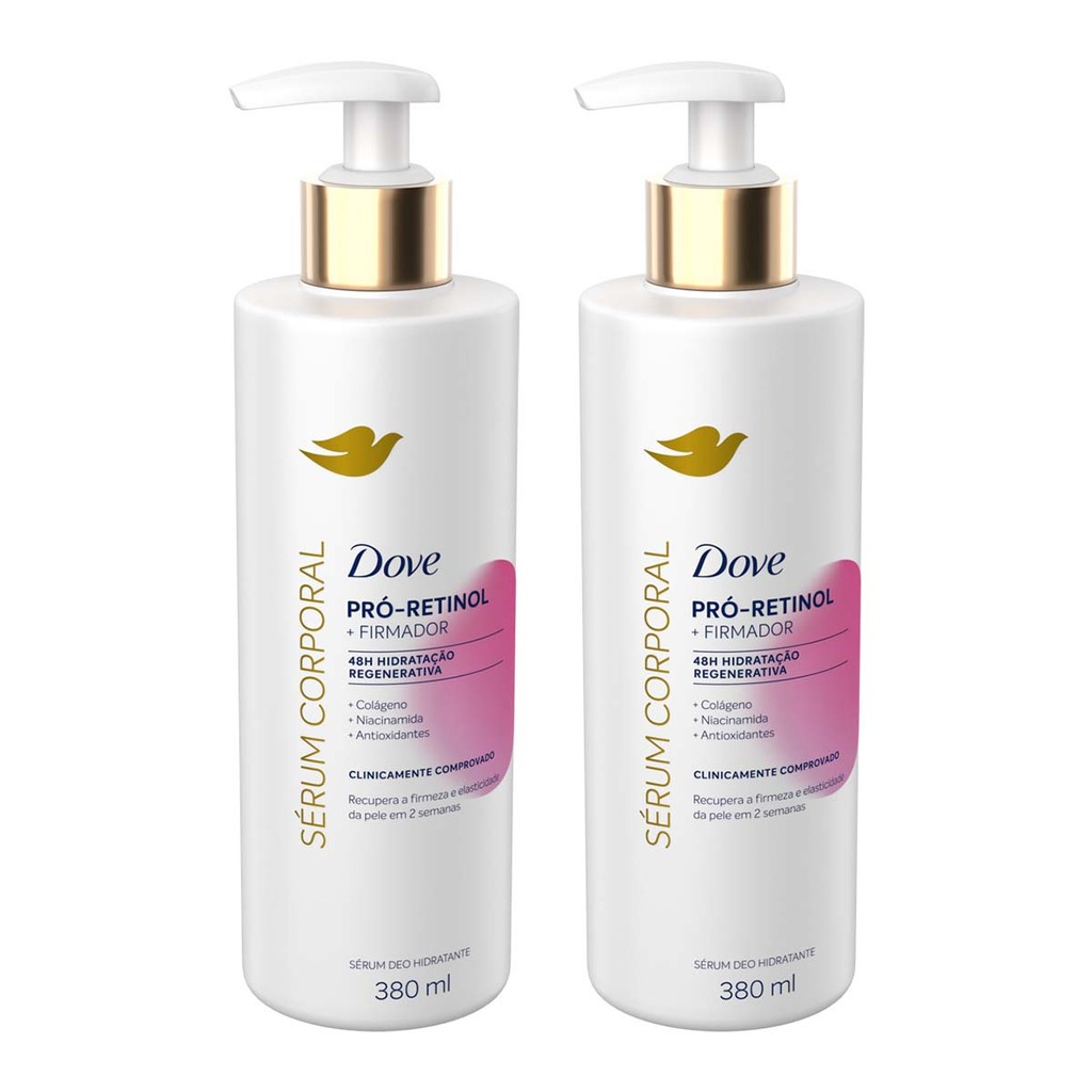 Kit 2 und Dove Sérum Corporal Pró-Retinol 380ml